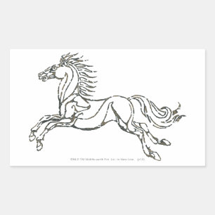 Rohan Symbol Rechthoekige Sticker