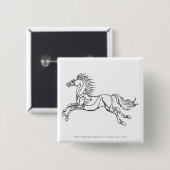 Rohan Symbol Vierkante Button 5,1 Cm (Voorkant /achterkant)