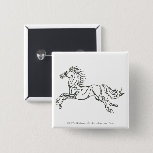 Rohan Symbol Vierkante Button 5,1 Cm (Voorkant /achterkant)