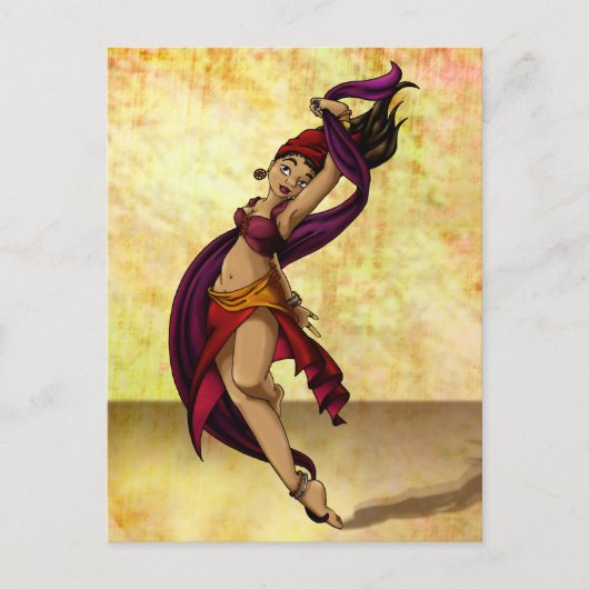 Rohesia Dancer Briefkaart (Voorkant)