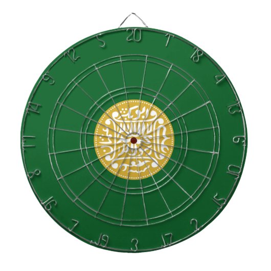 Rohingya Moslimvlag Dartbord (Voorkant)