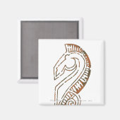 Rohirrim Flag Magneet (Voorkant / Achterkant)