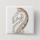 Rohirrim Flag Vierkante Button 5,1 Cm (Voorkant)
