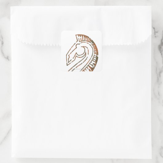 Rohirrim Flag Vierkante Sticker (Tas)