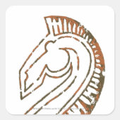 Rohirrim Flag Vierkante Sticker (Voorkant)