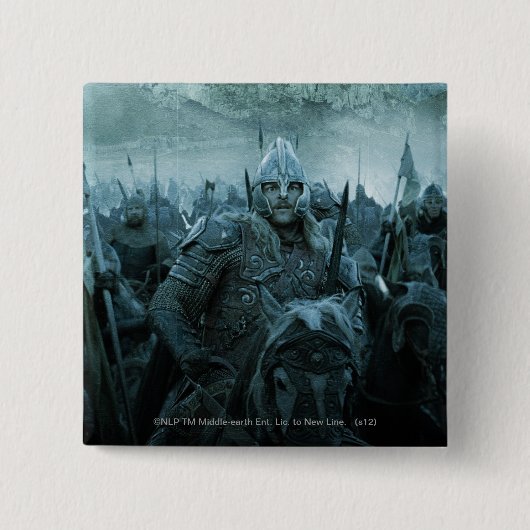 ROHIRRIM™ VIERKANTE BUTTON 5,1 CM (Voorkant)