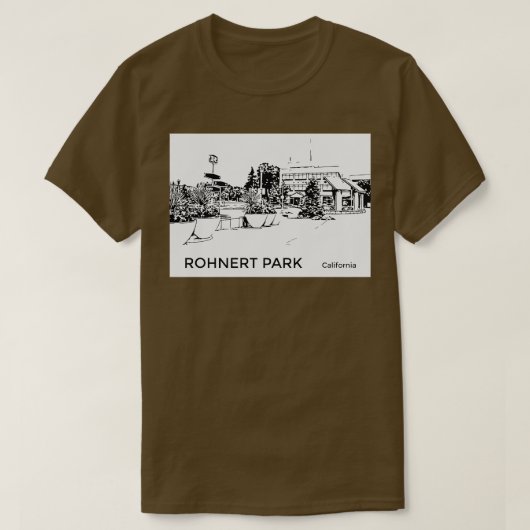 Rohnert Park California T-shirt (Design voorkant)
