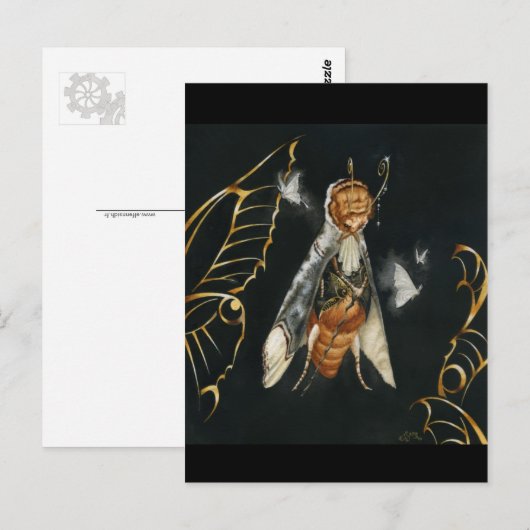 Roi des papillons briefkaart (Voorkant / Achterkant)
