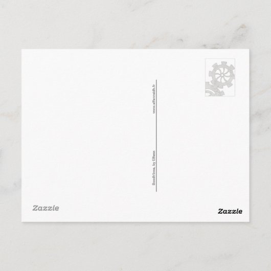 Roi des papillons briefkaart (Achterkant)