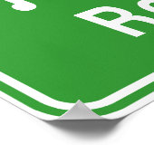 Roi Et Ahead ⚠ Thai Highway Traffic ⚠ Poster (Hoek)