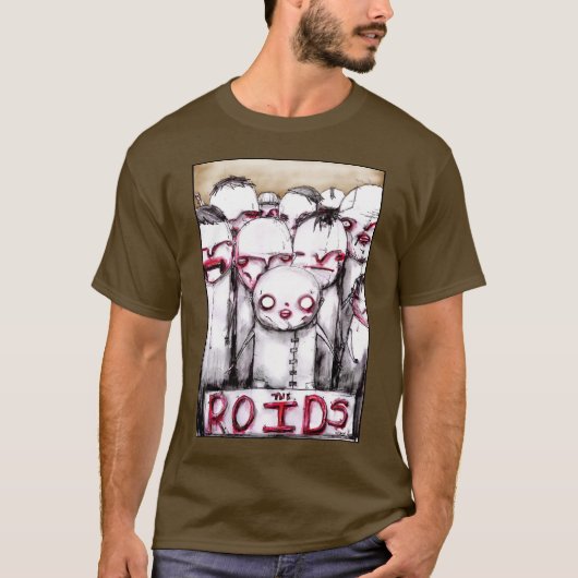 ROIDS t-shirt voor mannen (Voorkant)