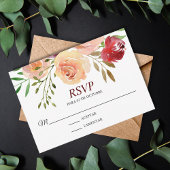 Roja Flores Boda Spain Espanol Wedding RSVP