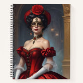 Roja Mascarada Notitieboek (Voorkant)