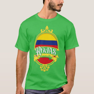 Rojas Familie Colombiaanse vlag T-shirt