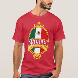 Rojas Familie Mexico Vlag T-shirt