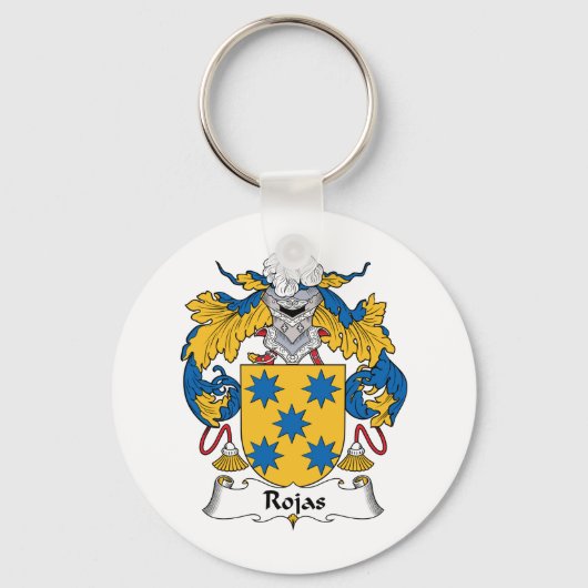 Rojas Family Crest Sleutelhanger (Voorkant)