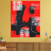 Rojo #101 canvas afdruk (Insitu (Woonkamer))