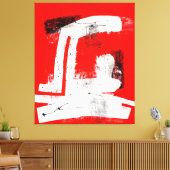 Rojo #102 canvas afdruk (Insitu (Woonkamer))