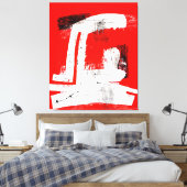 Rojo #102 canvas afdruk (Insitu (Slaapkamer))