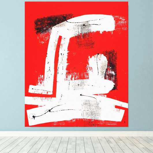 Rojo #102 canvas afdruk (Insitu (Houten vloer))