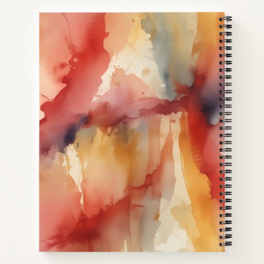 Rojo Ardiente Notitieboek (Achterkant)