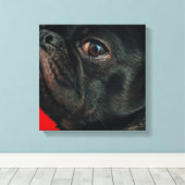 rojo-hond canvas afdruk (Insitu (Houten vloer))