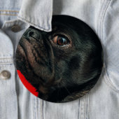 rojo-hond ronde button 6,0 cm (In situ)