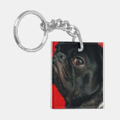 rojo-hond sleutelhanger (Voorkant Links)