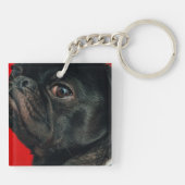 rojo-hond sleutelhanger (Achterkant)