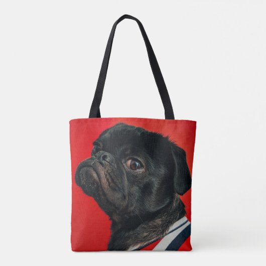 rojo-hond tote bag (Achterkant)