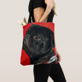 rojo-hond tote bag (Dichtbij)