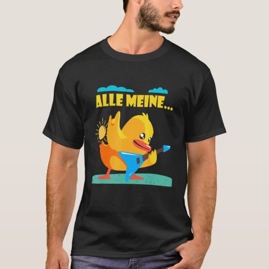Rok Duck Love Duck Al mijn Entchen Song T-shirt (Voorkant)