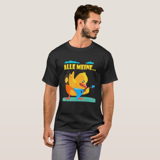 Rok Duck Love Duck Al mijn Entchen Song T-shirt (Voorkant volledig)