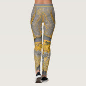 Rok Me op Kanten AI-kunst Leggings (Achterkant)