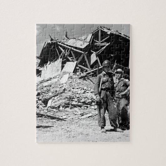 ROK militaire politie_OorlogsAfbeelding Legpuzzel (Verticaal)