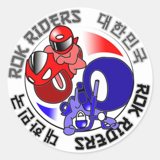 ROK Riders sticker sheet (Voorkant)