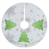 Rok van de groene kerstboom kerstboom rok (Voorkant)