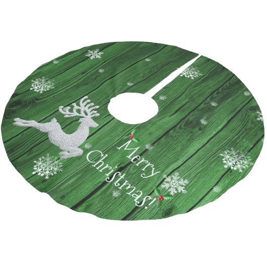 Rok van de groene kerstrendiervakantie kerstboom rok (Gekanteld)