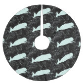 rok van witte walvissen kerstboom rok (Voorkant)