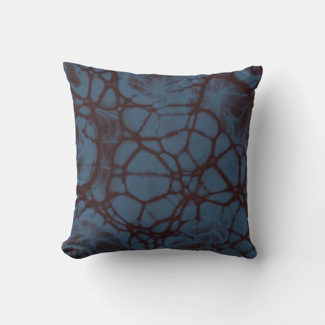 Roke blauwe marinier Throw kussen (Voorkant)