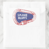 Roke Bluffs Klim Carabiner Rechthoekige Sticker (Tas)