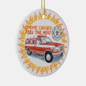Roke Chaser Firefighter Keramisch Ornament (Rechts)