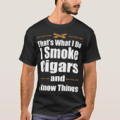 Roke Cigars Smoker Ideal Clever Class Grapft Cigar T-shirt (Voorkant)
