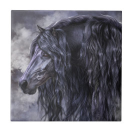 Roke en Ebony Art Tile Tegeltje