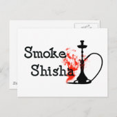 Roke Shisha Briefkaart (Voorkant / Achterkant)