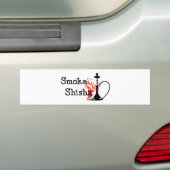 Roke Shisha Bumpersticker (Op auto)