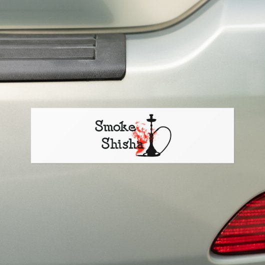 Roke Shisha Bumpersticker (Op auto)
