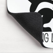 Roken als een leeuw muismat (Hoek)