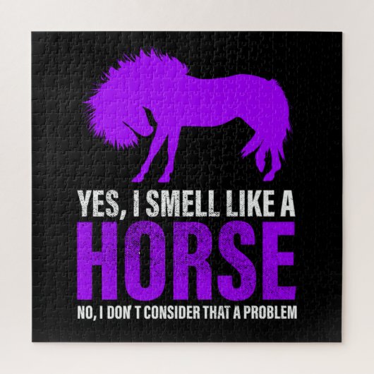 Roken als een paard is geen probleem legpuzzel (Verticaal)