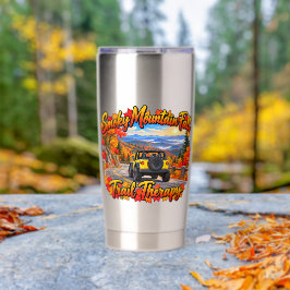 Roken Berg Herfst Trail Therapie Geïsoleerde Drinkbeker